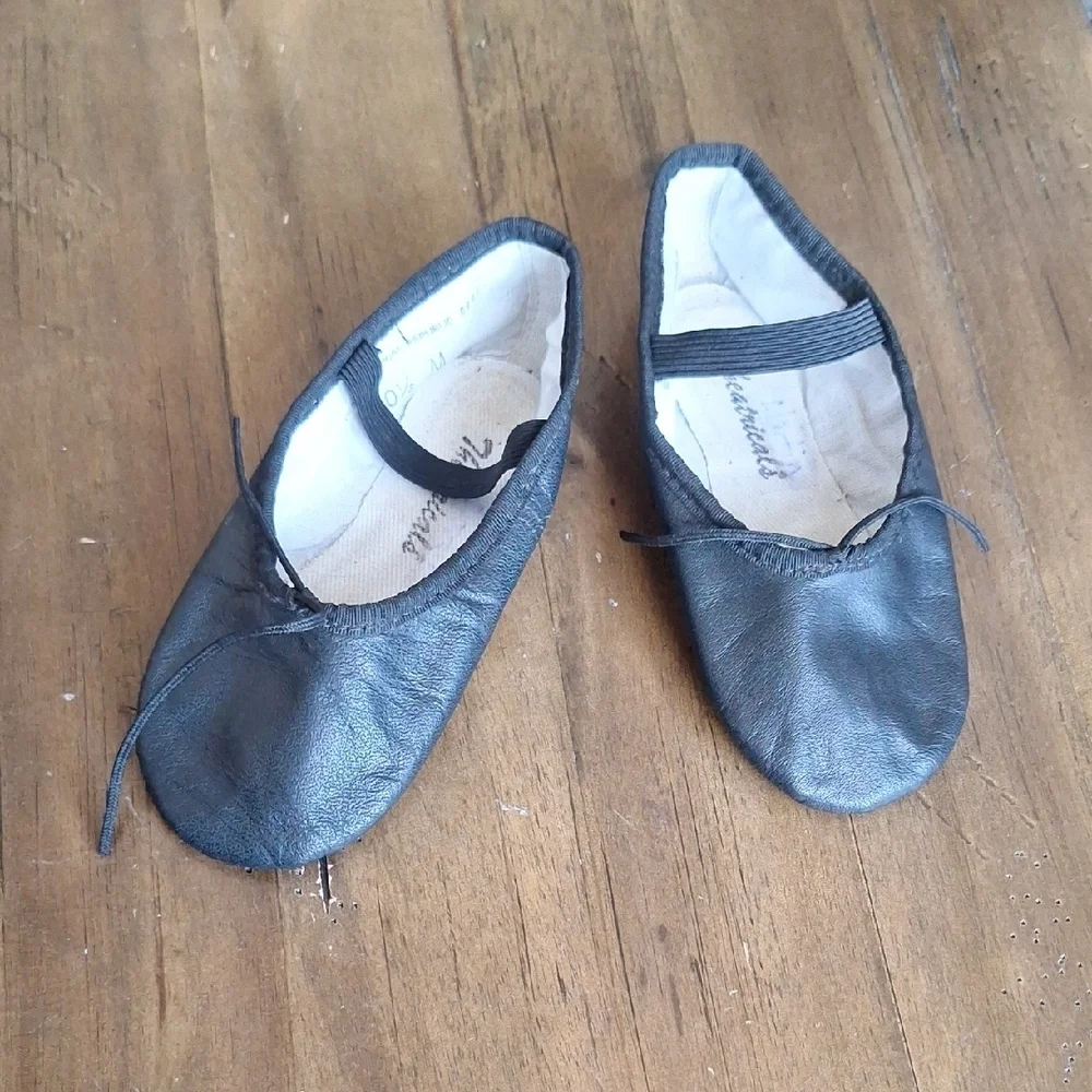 Theatricals Black Kids Ballet Shoes Size 10.5M
